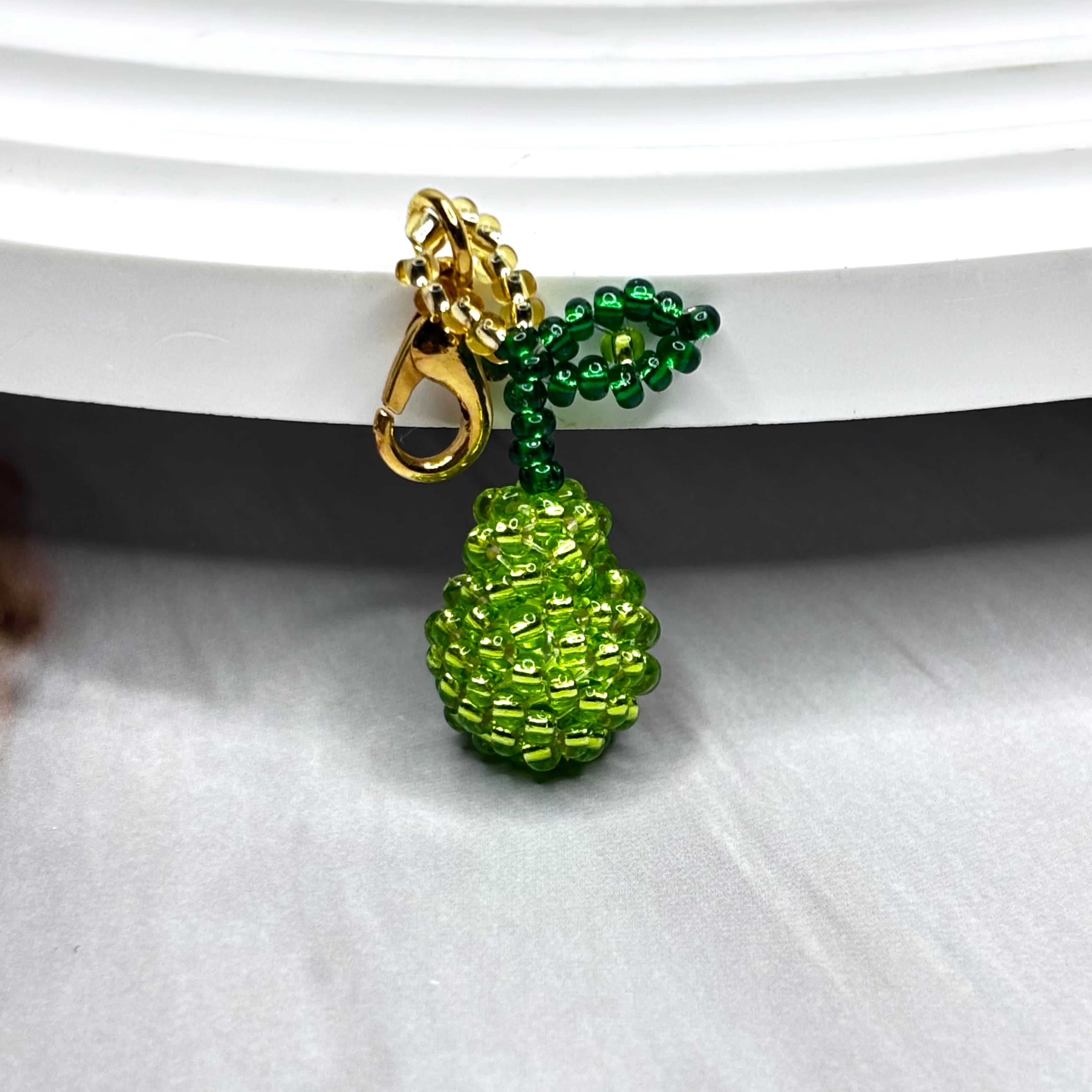 🍐 Golden Orchard Charm – Handcrafted Pear Elegance 🍐