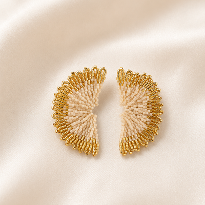 Aurora Fan Earrings – Miyuki Earrings | Bellalu Jewelry