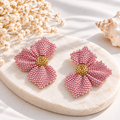 Karen Flower Miyuki Galvanized Earrings | Handmade Beaded Jewelry | Bellalu