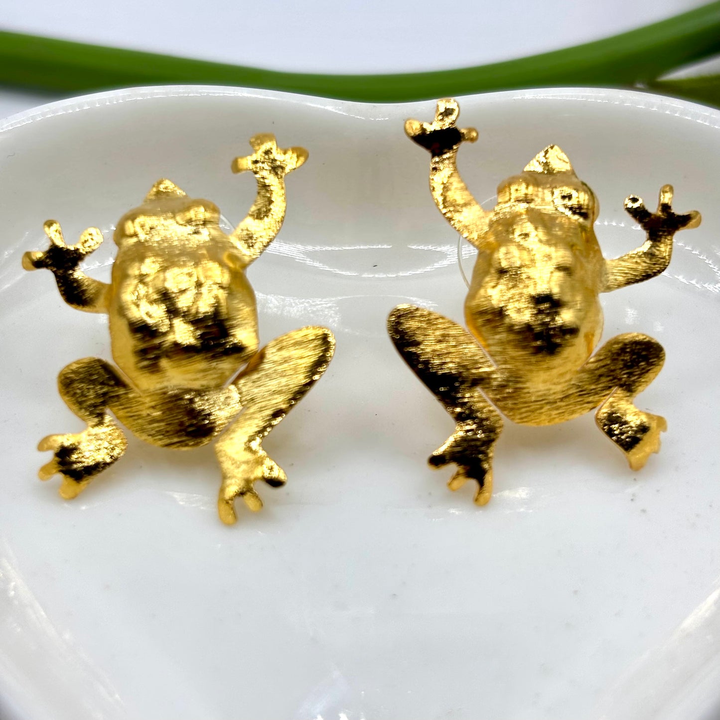 Swamp Frogs Handmade Earrings