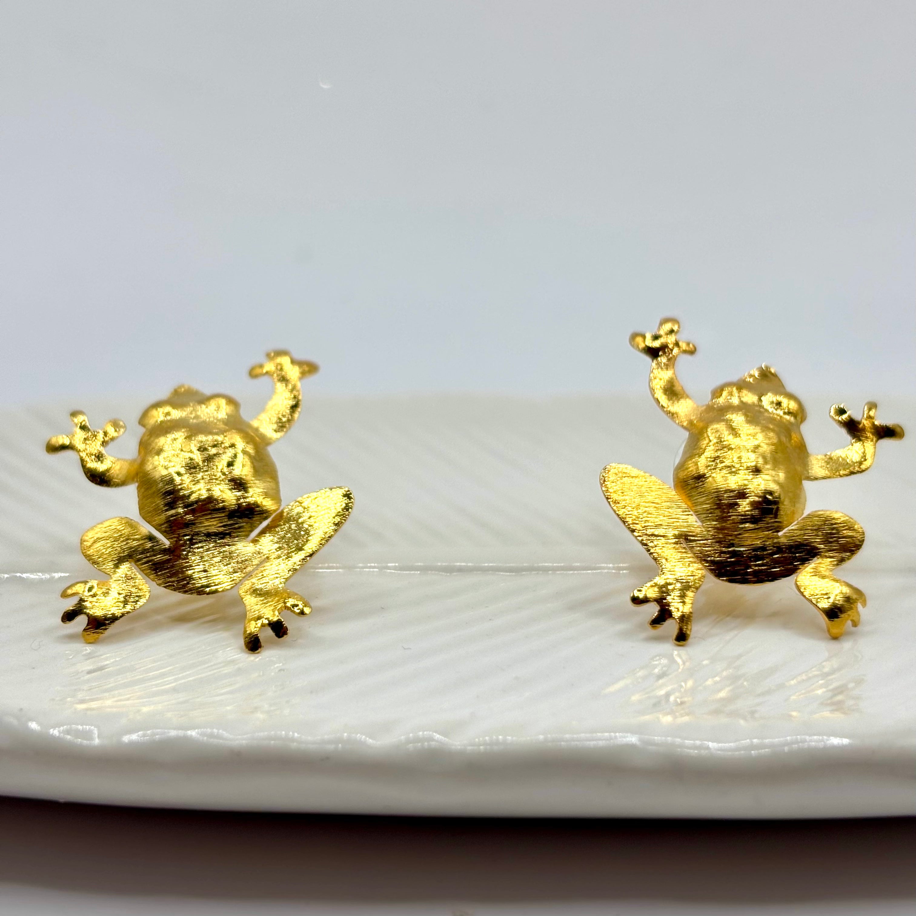 Swamp Frogs Handmade Earrings