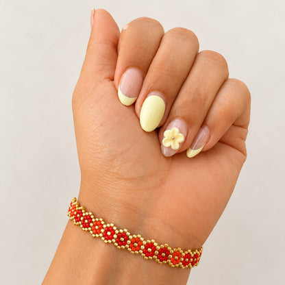 Miyuki Mini Flower Bracelets