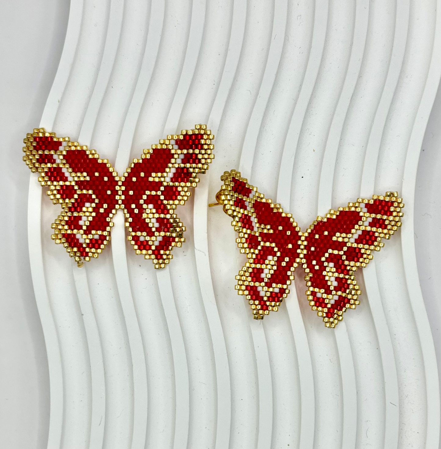 Miyuki Butterfly Shape Handmade Earrings