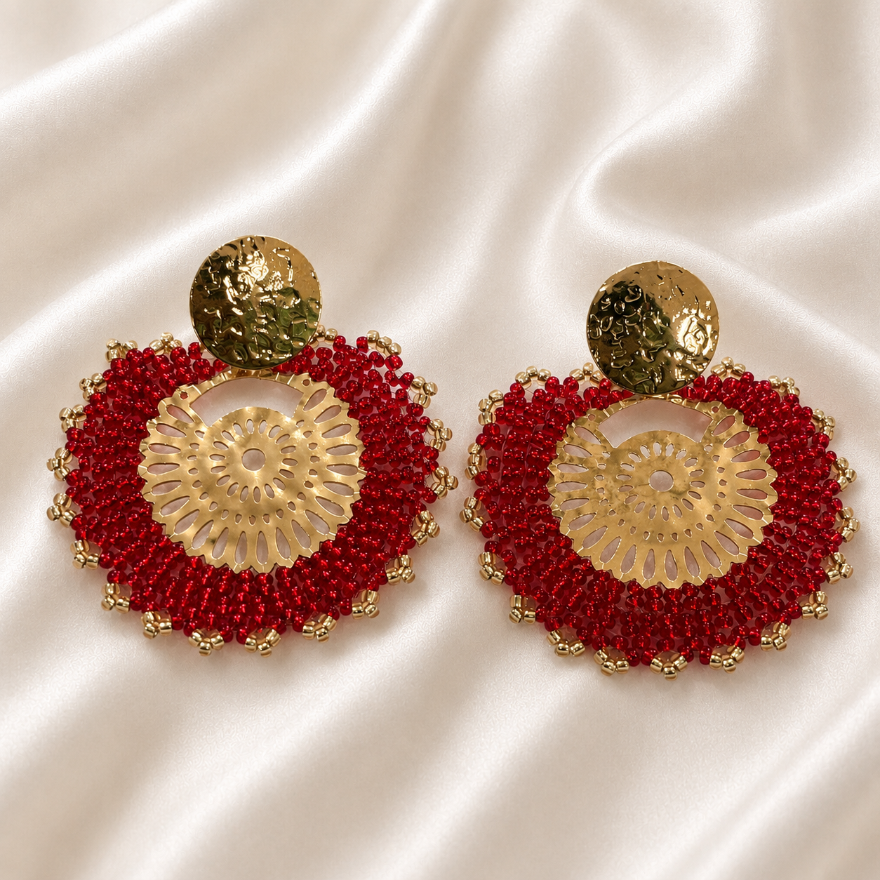 Rhoda Earrings – Elegant Floral-Inspired Jewelry for a Timeless Look