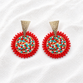 Aliona Earrings | Handmade Statement Earrings | Bellalu Jewelry