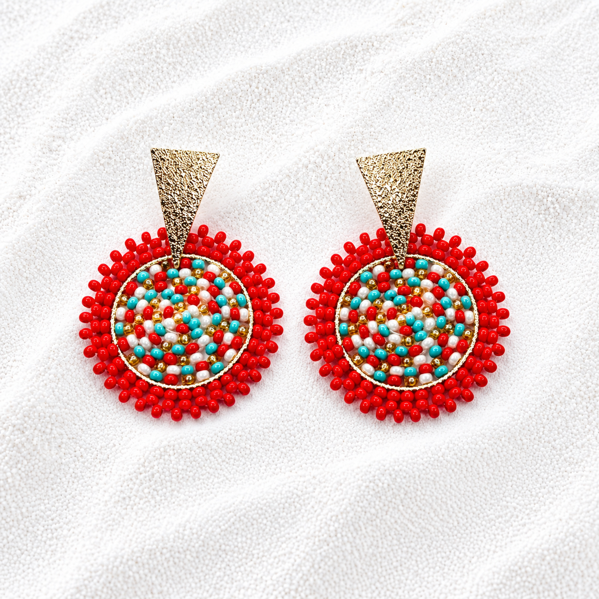 Aliona Earrings | Handmade Statement Earrings | Bellalu Jewelry