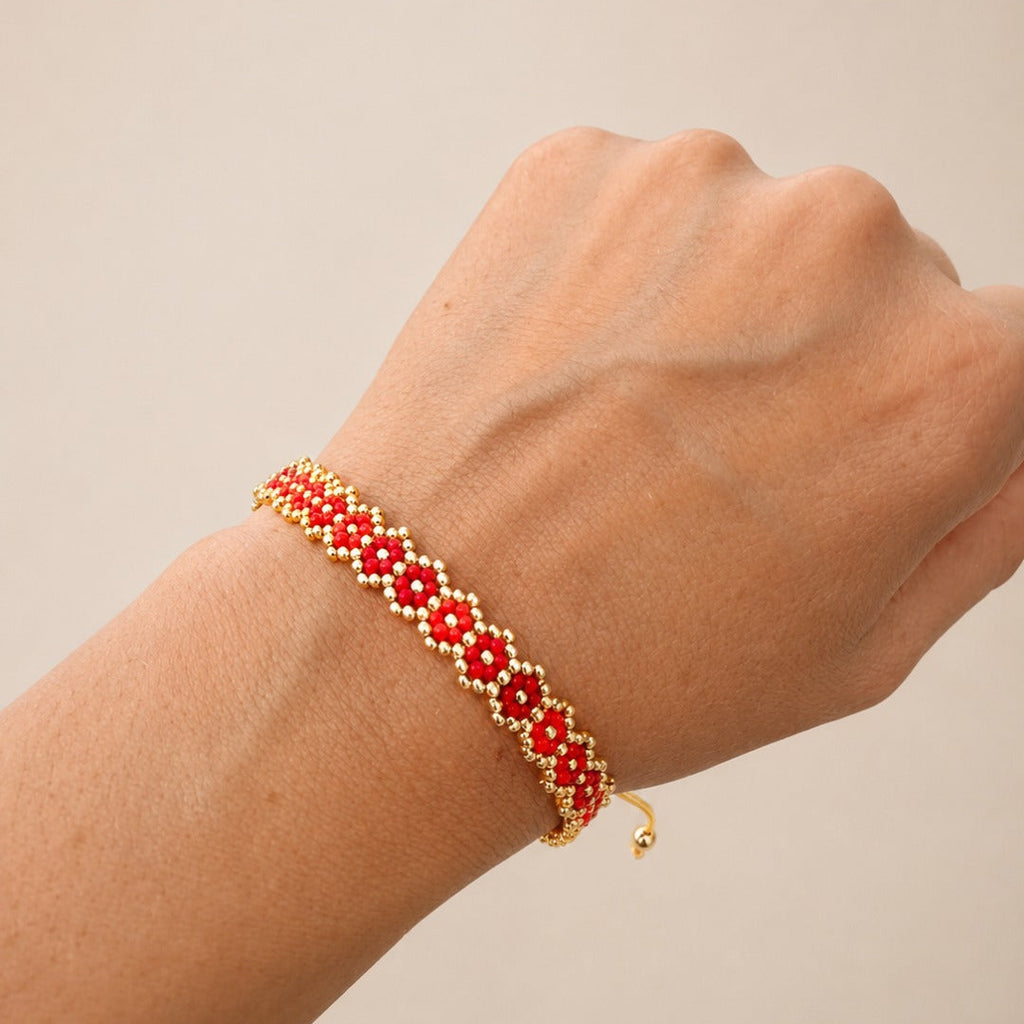Miyuki Mini Flower Bracelets | Bellalu