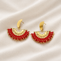Darling Miyuki Earrings | Handmade Beaded Statement Earrings