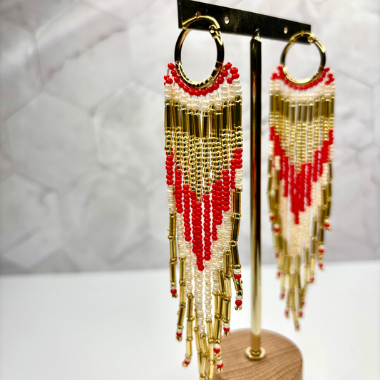 Lena Tassels Earrings – Chic Boho Statement Jewelry for Effortless Elegance