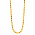 Gold-Plated Bronze Rope Chain | Bellalu Jewelry