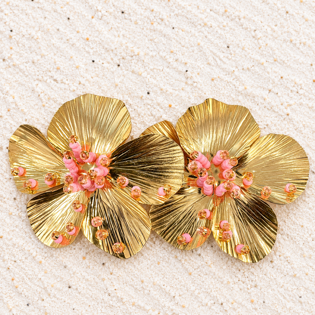 Hadassah Flower Shape Earrings | Bellalu