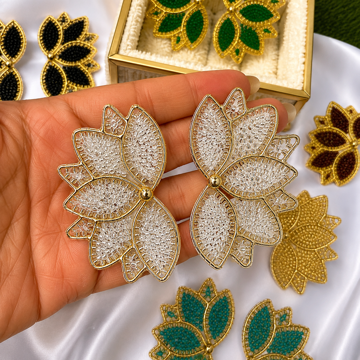 Juliette Half Petal Earrings