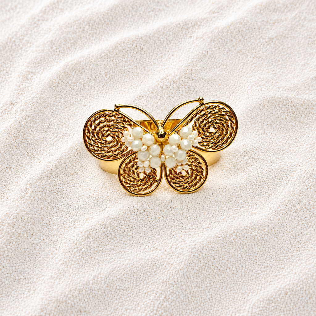Adjustable Butterfly Ring – Elegant Nature-Inspired Jewelry for Every Occasion