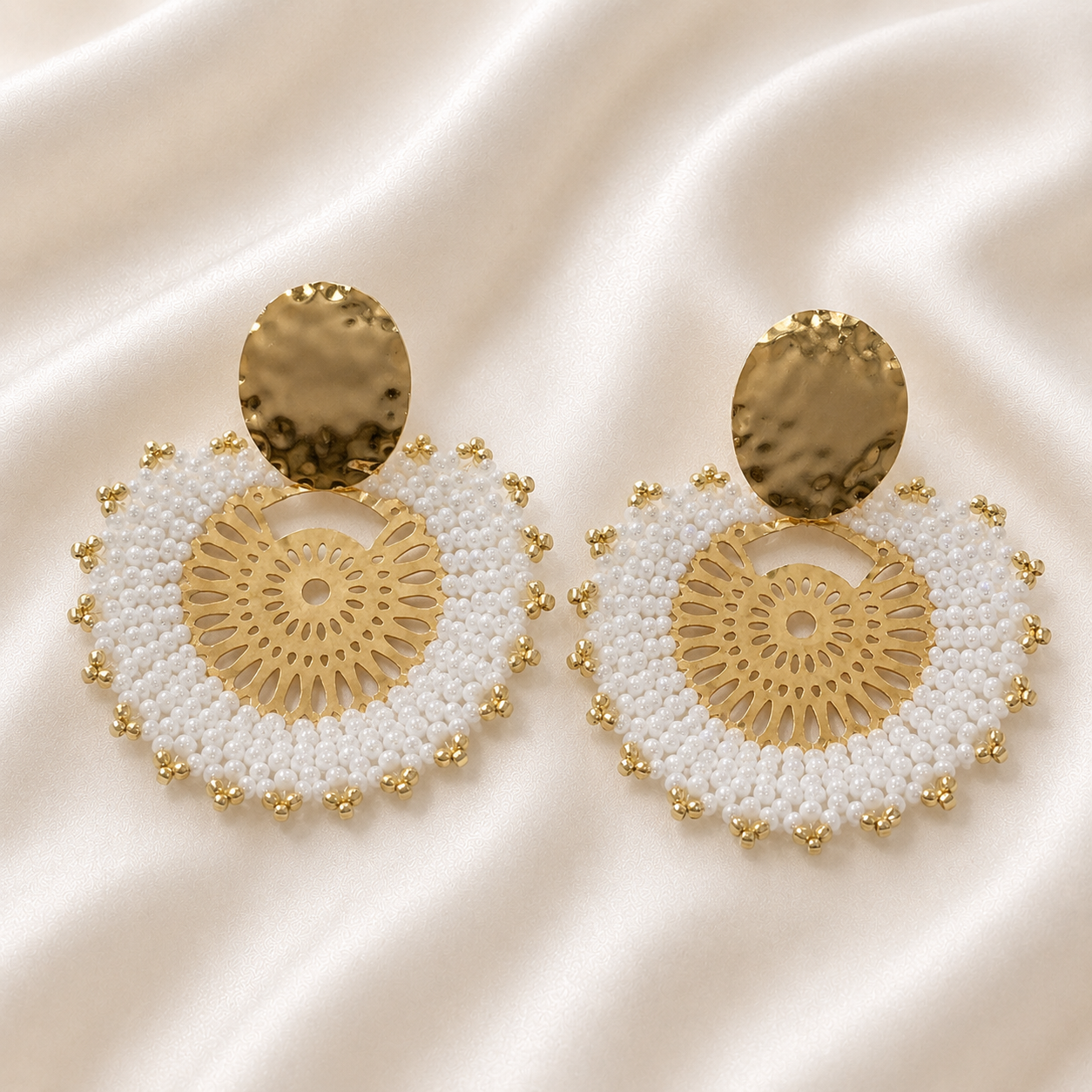 Rhoda Earrings – Elegant Floral-Inspired Jewelry for a Timeless Look