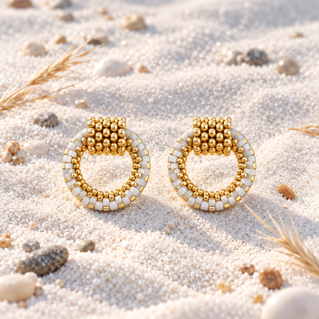 Naylani Earrings | Gold-Plated Bronze | Bellalu Jewelry