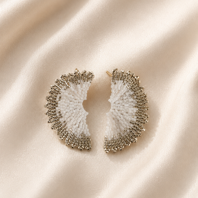 Aurora Fan Earrings – Miyuki Earrings | Bellalu Jewelry