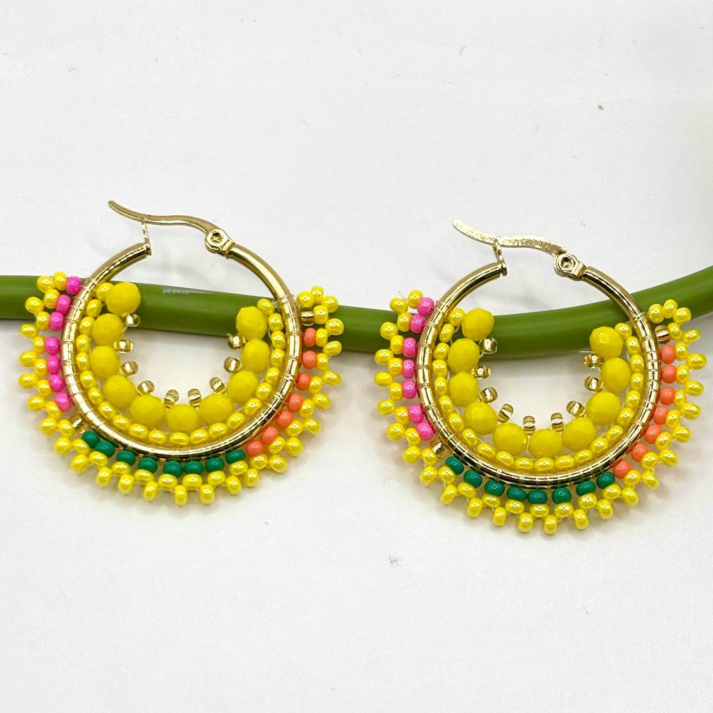 Boucles d'oreilles artisanales Aviv