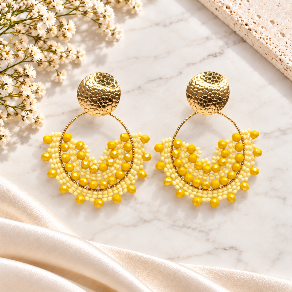 Fanny Earrings – Gold-Plated Bronze|Bellalu