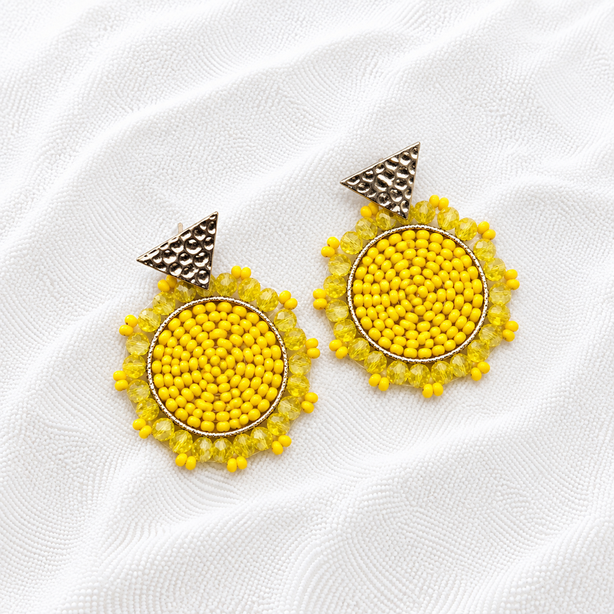 Arleen Earrings | Handmade Statement Earrings | Bellalu Jewelry