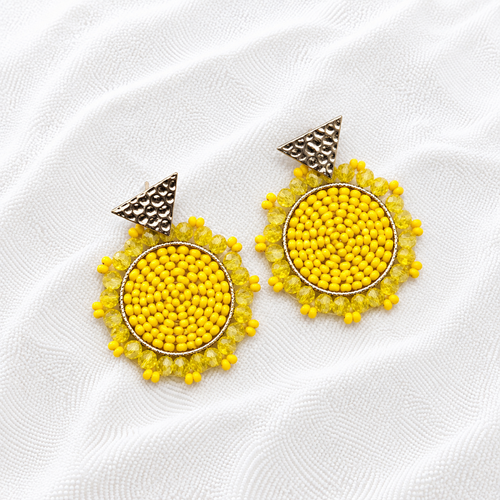 Arleen Earrings | Handmade Statement Earrings | Bellalu Jewelry