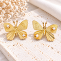 Zacha Butterfly Earrings | Gold Statement Earrings | Bellalu Jewelry